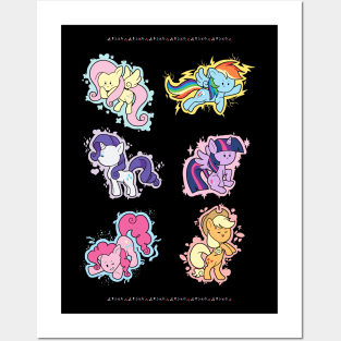 The Mane Six Posters and Art